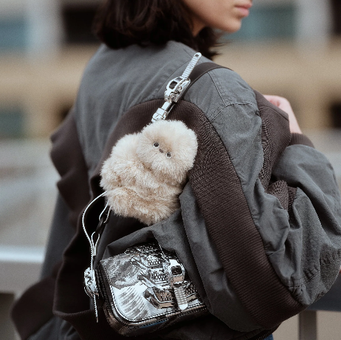 Cute Interactive Owl Bag Charm