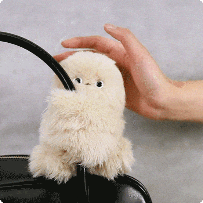 Cute Interactive Owl Bag Charm